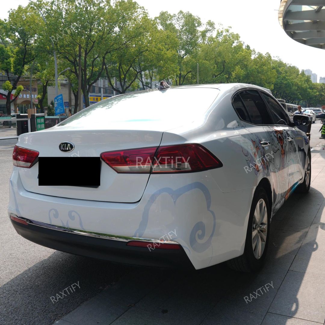 One Piece Custom Anime Kia Vinyl Wrap