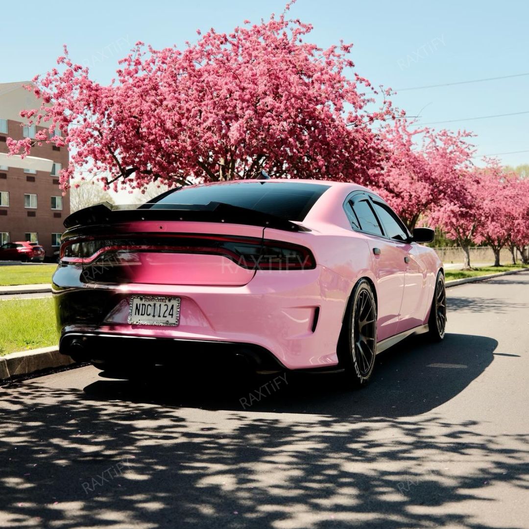 Black Pink Gradient Vinyl Wrap for Dodge Charger Daytona – RAXTiFY