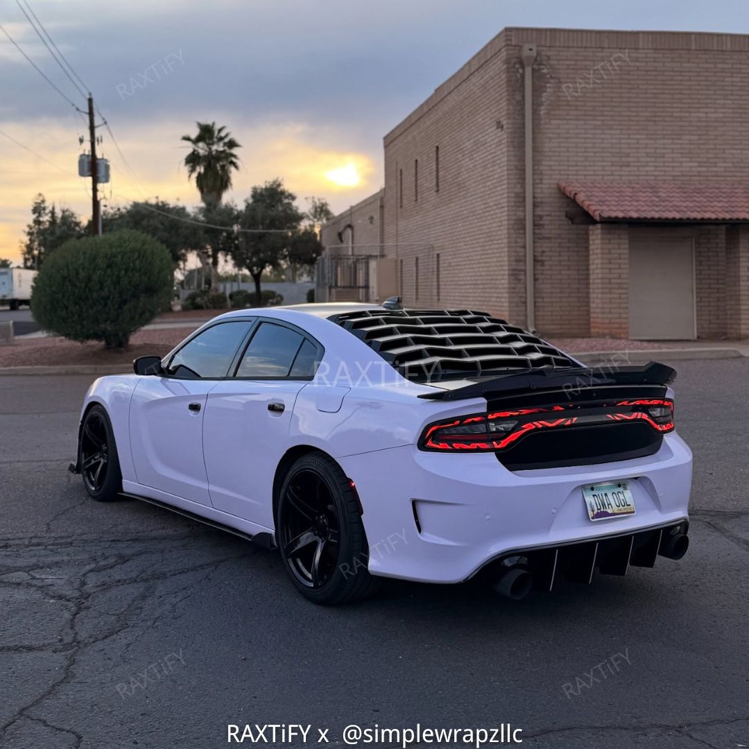 Dodge Charger in Gloss Light Purple Vinyl Wrap