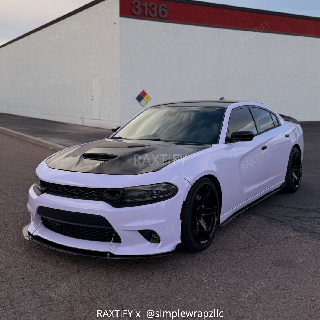 Dodge Charger in Gloss Light Purple Vinyl Wrap