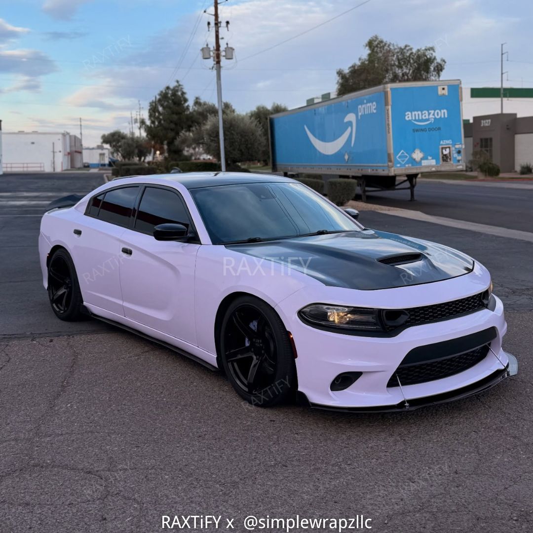 Dodge Charger in Gloss Light Purple Vinyl Wrap