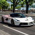 Ferrari Custom White Pink Gradient Vinyl Wrap