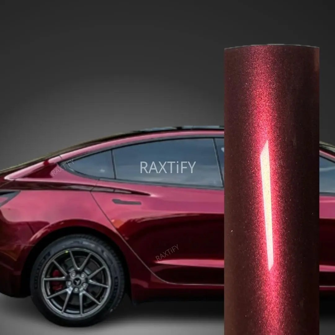 Gloss Metallic Rufous Red Vinyl Car Wrap – RAXTiFY