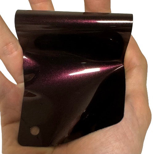 Gloss Metallic Black Rose Vinyl Wrap swatch book