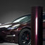 Gloss Metallic Burgundy Car Wrap
