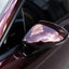 Porsche in Gloss Metallic Burgundy Car Wrap mirror
