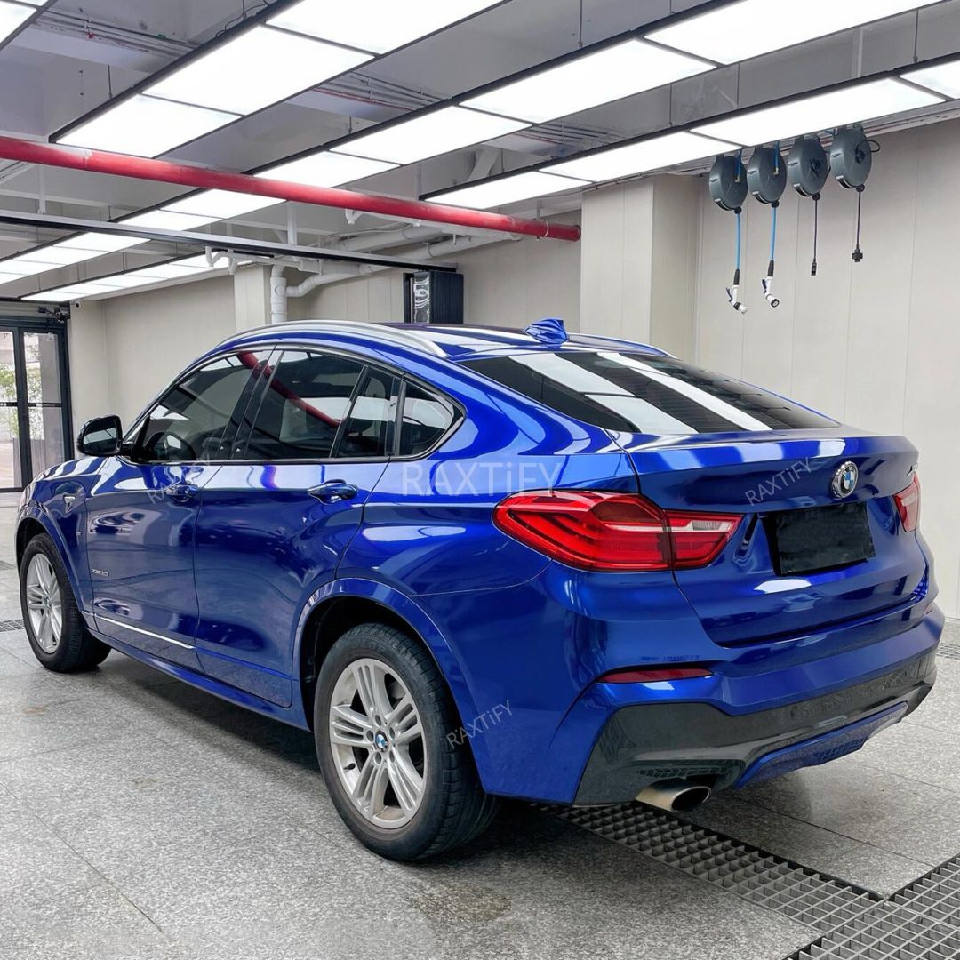 Ultra Gloss Metallic Deep Blue Paint Protection Film
