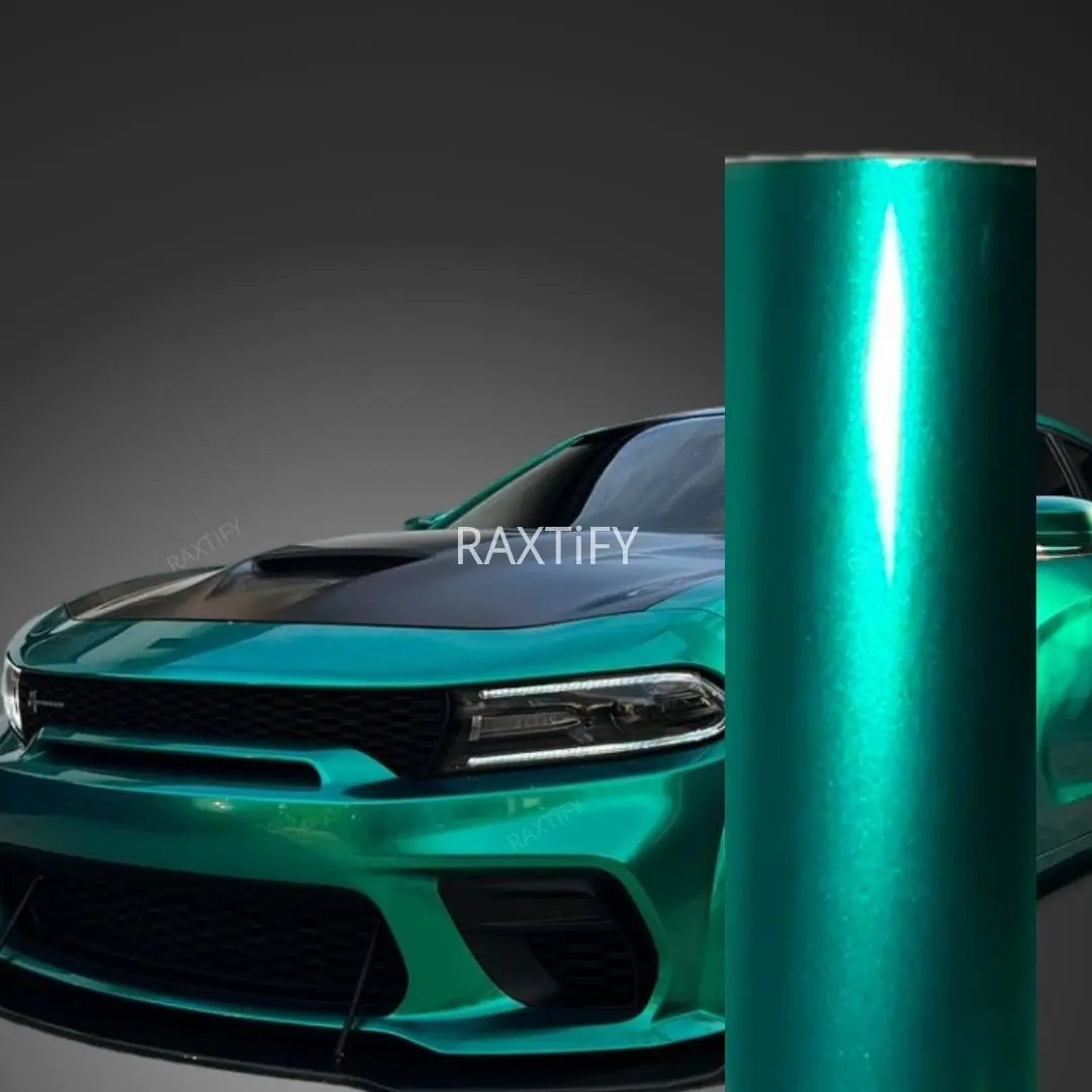 Gloss Metallic Emerald Green Vinyl Wrap