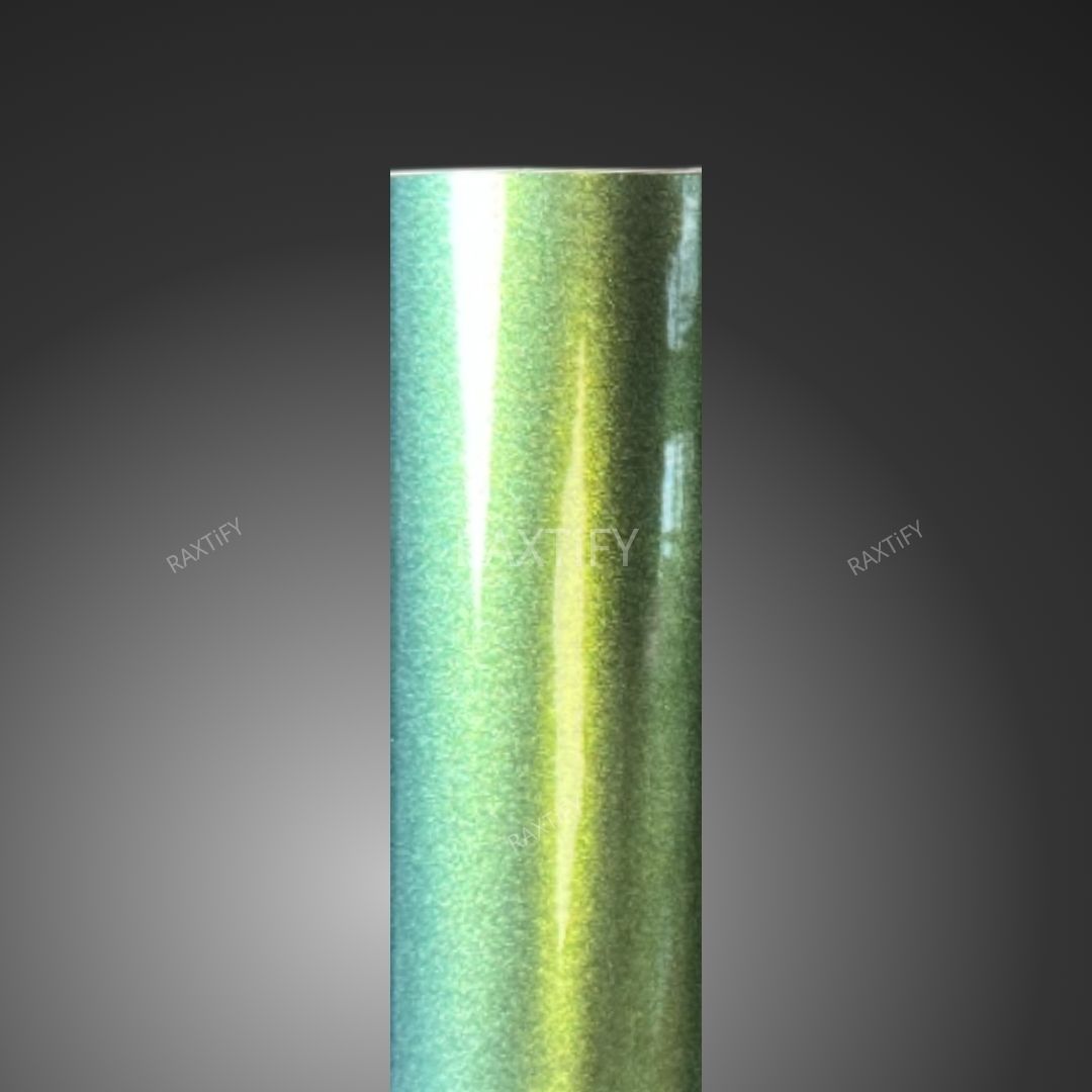 Gloss Metallic Spring Green Vinyl Wrap