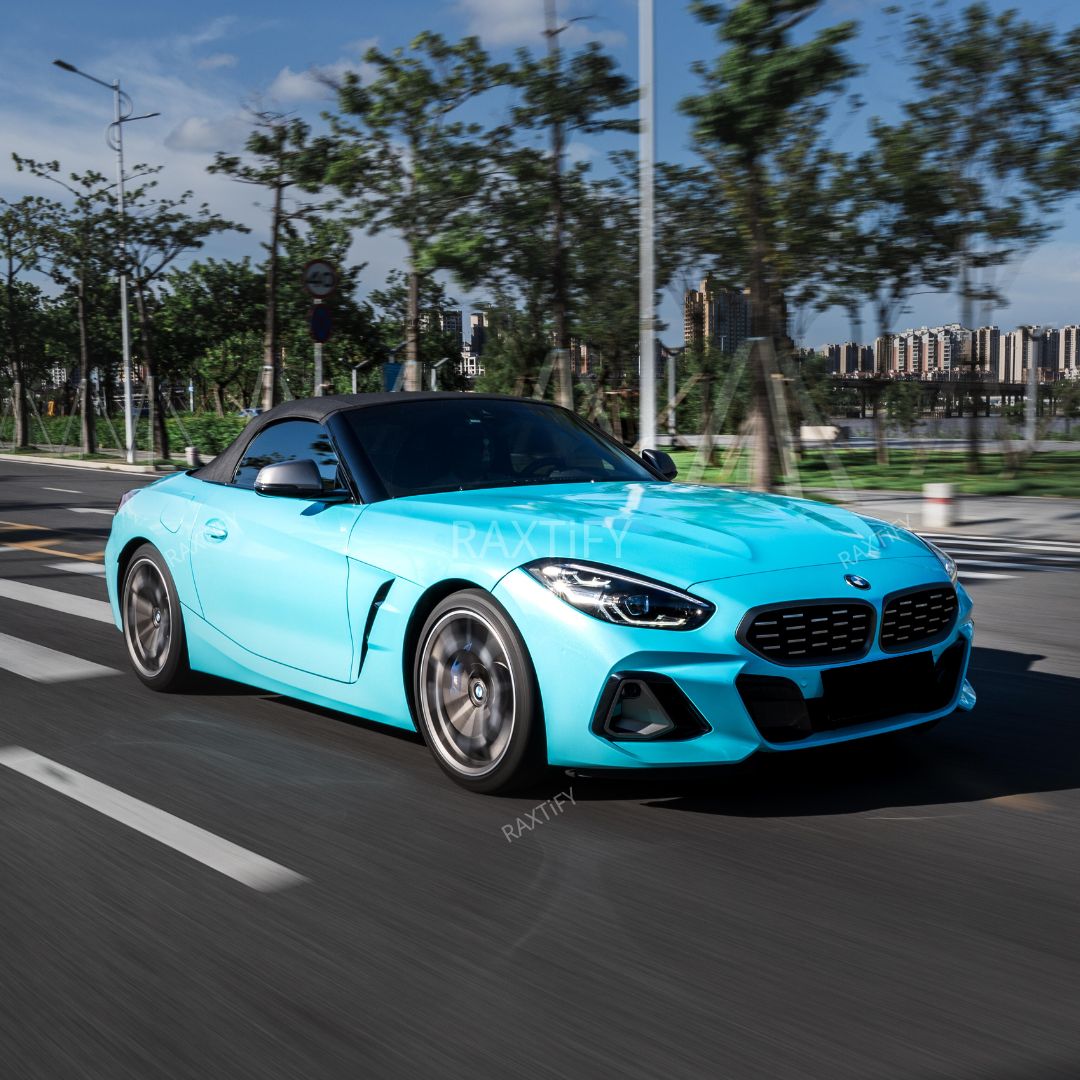 Gloss Metallic Tiffany Blue Car Wrap