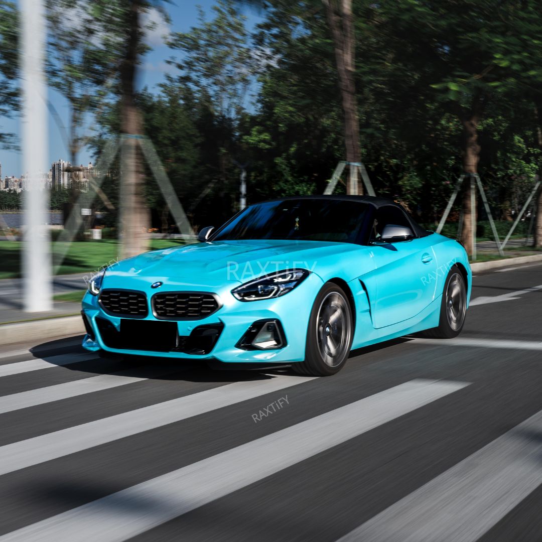 Gloss Metallic Tiffany Blue Car Wrap