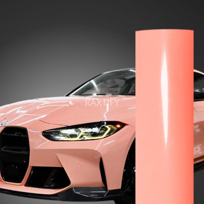 Gloss Salmon Pink Vinyl Wrap