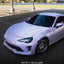 GT86 in Gloss Light Purple Vinyl Wrap