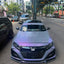 Color Shift Satin Gray Purple Vinyl Wrap on honda hood