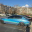 infiniti Laser Gloss Blue Vinyl Wrap  day look