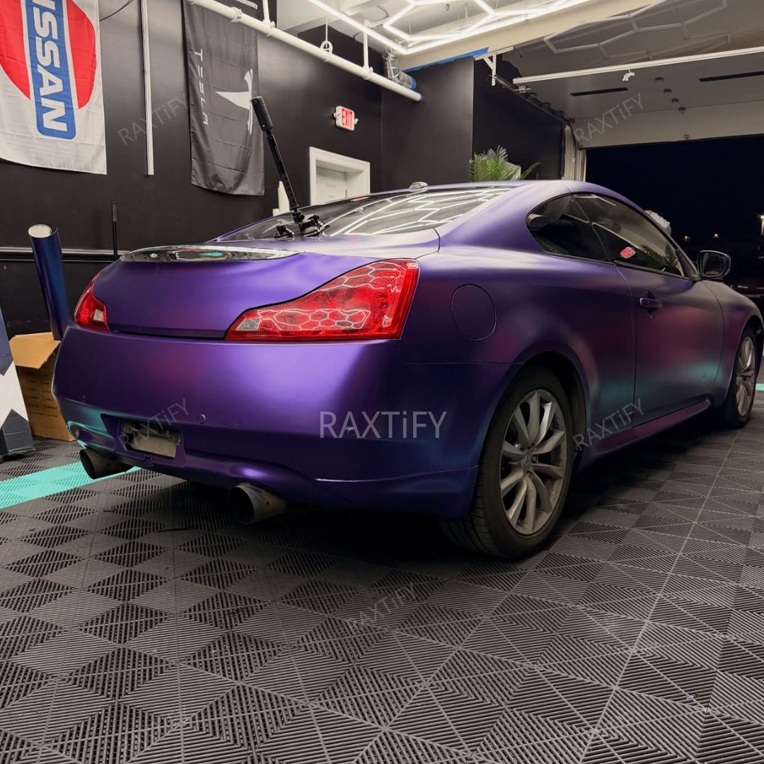 Satin Metallic Ghost Purple Vinyl Wrap