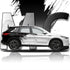 Infiniti Black to White Custom Vinyl Wrap raxtify