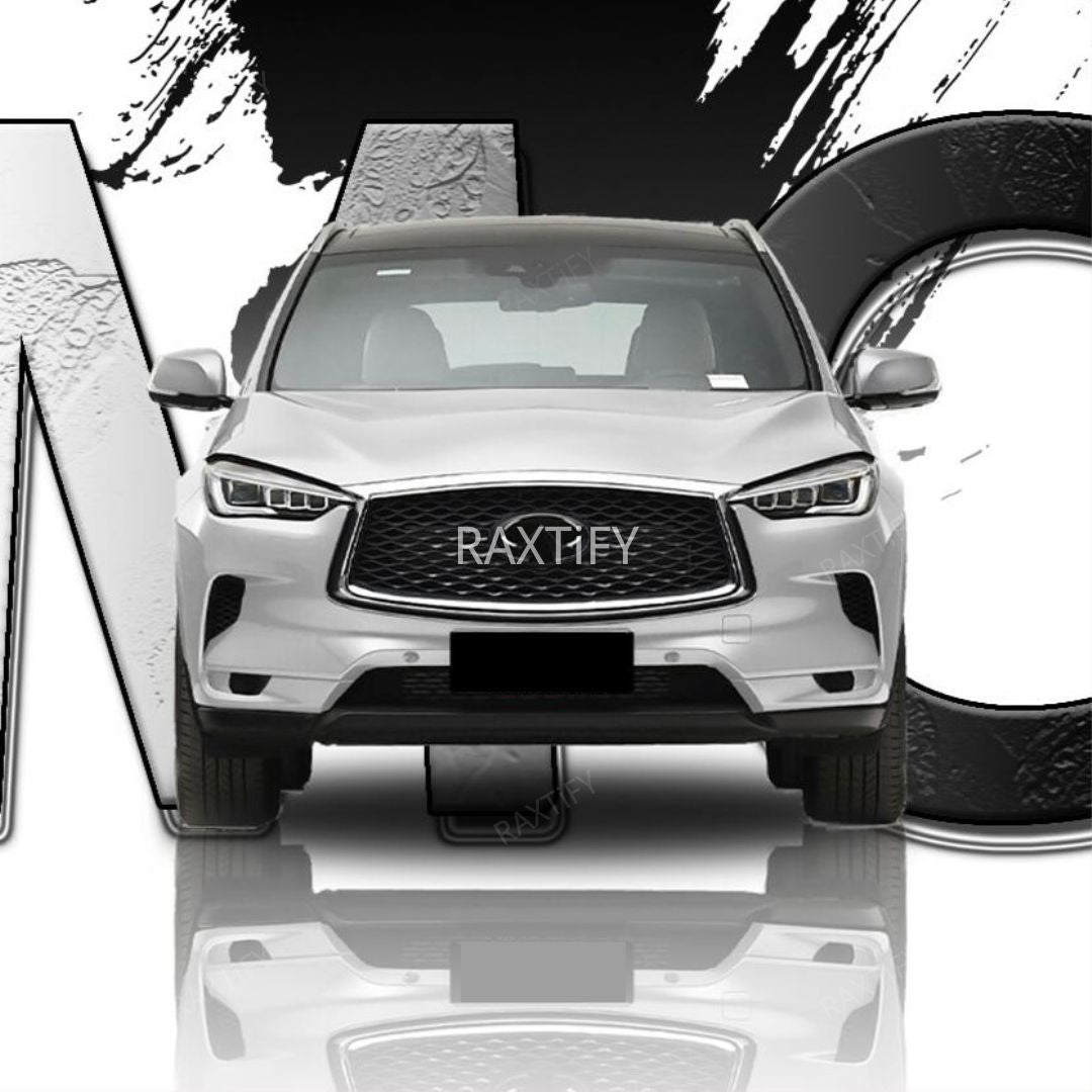 Infiniti Black to White Custom Vinyl Wrap raxtify