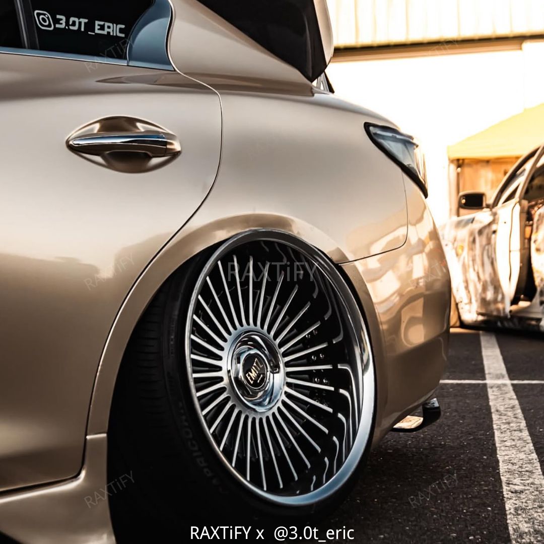 Infiniti in Gloss Metallic Champagne Gold Car Wrap