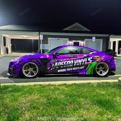 Infiniti Q60 in Custom Commercial Vehicle Vinyl Wrap