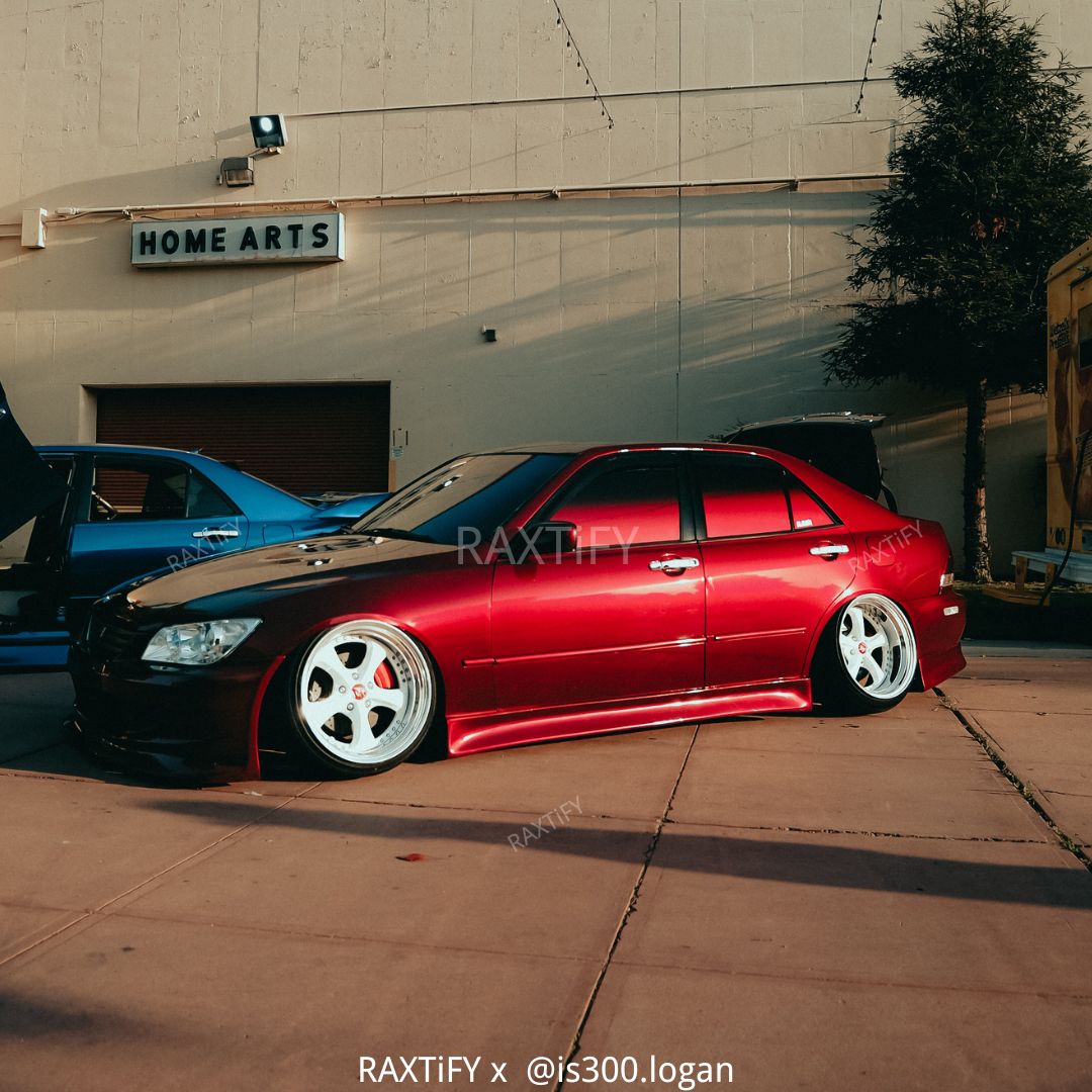 is300 in Gloss Metallic Rosewood Red Vinyl Wrap