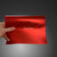 Matte Chrome Candy Red Car Wrap