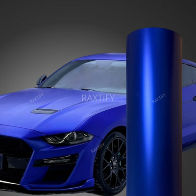 Matte Chrome Royal Blue Vinyl Wrap