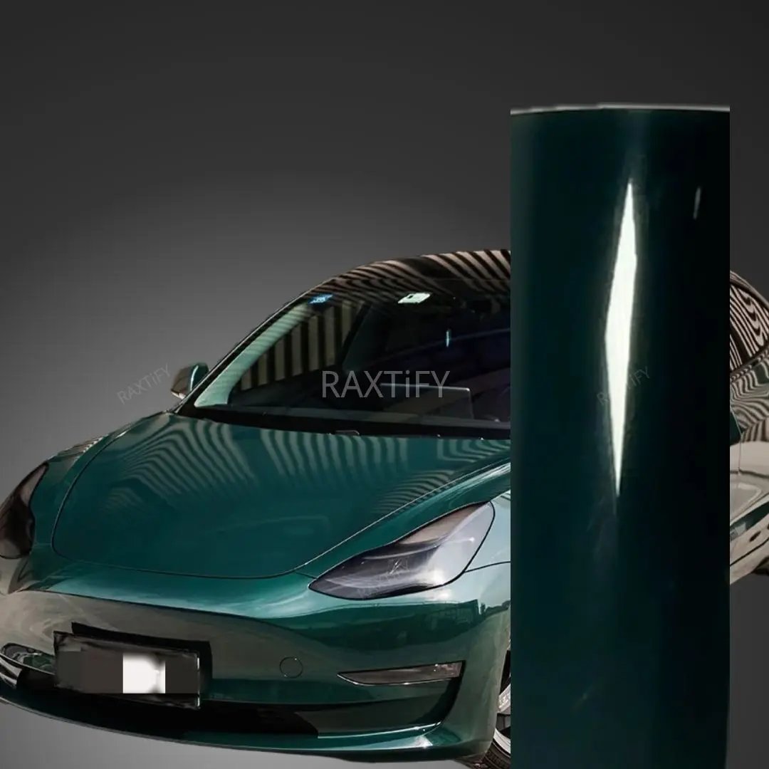 Gloss Metallic Midnight Green Car Wrap