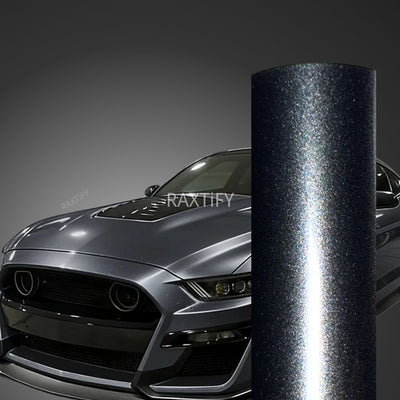 Gloss Metallic Moonlight Silver Vinyl Wrap