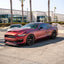 Mustang Wrapped In Satin Chrome Silk Oxide Red Vinyl Wrap