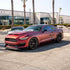 Mustang Wrapped In Satin Chrome Silk Oxide Red Vinyl Wrap