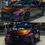Nissan Color Shift Rainbow Drift Black Red Vinyl Wrap