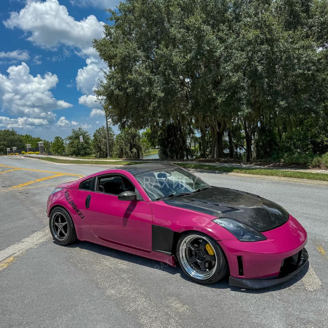 Nissan Gloss Ruby Star Vinyl Wrap