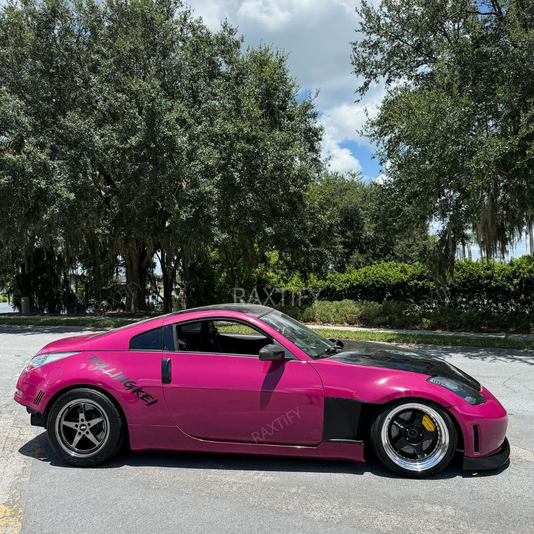 Nissan Gloss Ruby Star Vinyl Wrap