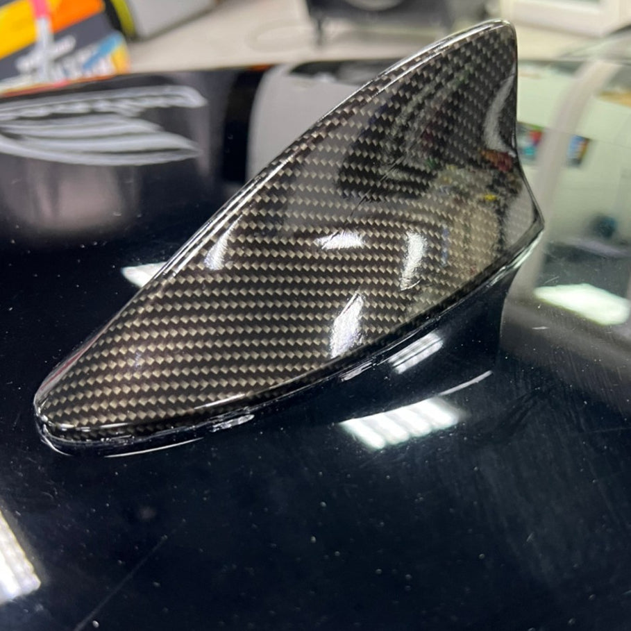 Super Gloss Carbon Fiber Gold Vinyl Wrap Partial