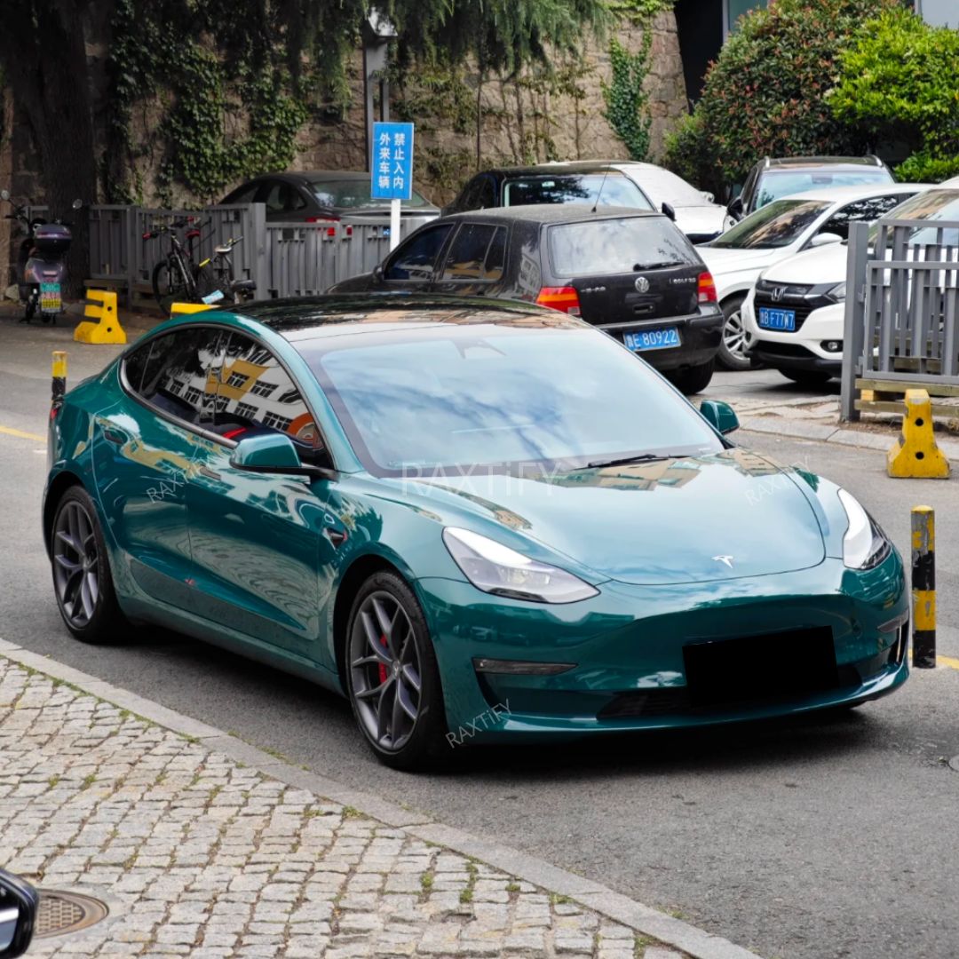 Gloss Pine Green Vinyl Wrap