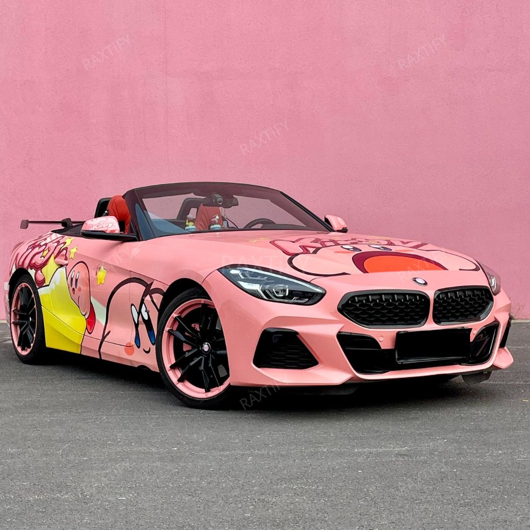 Kirby Pink Custom Car Wrap