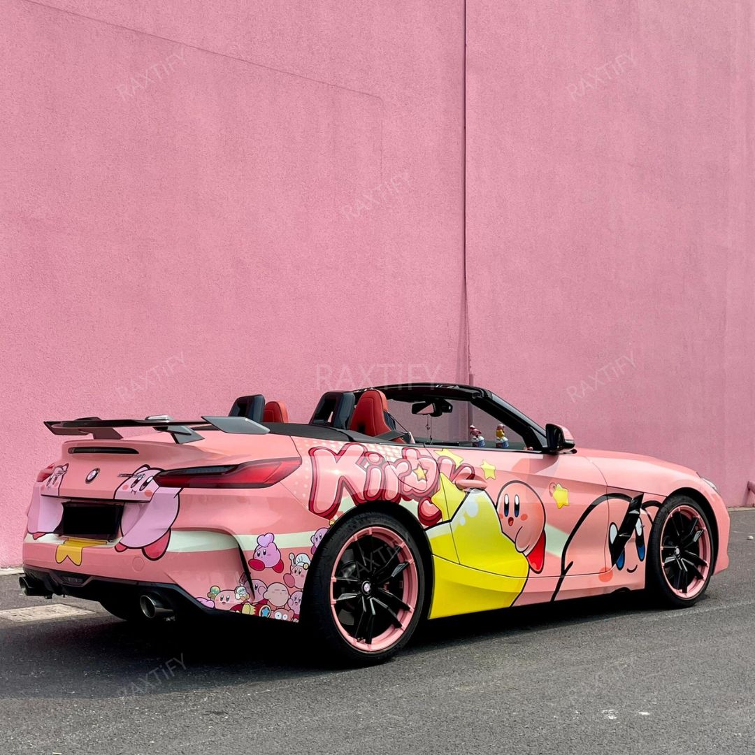 Kirby Pink Custom Car Wrap