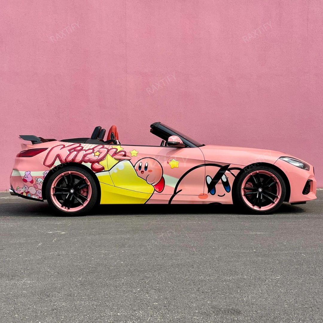 Kirby Pink Custom Car Wrap