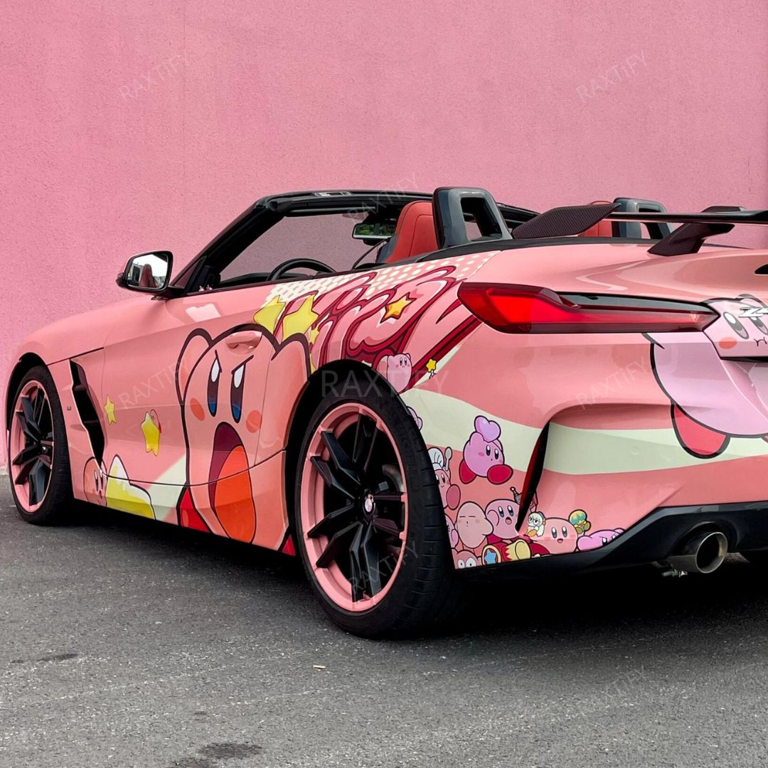 Kirby Pink Custom Car Wrap