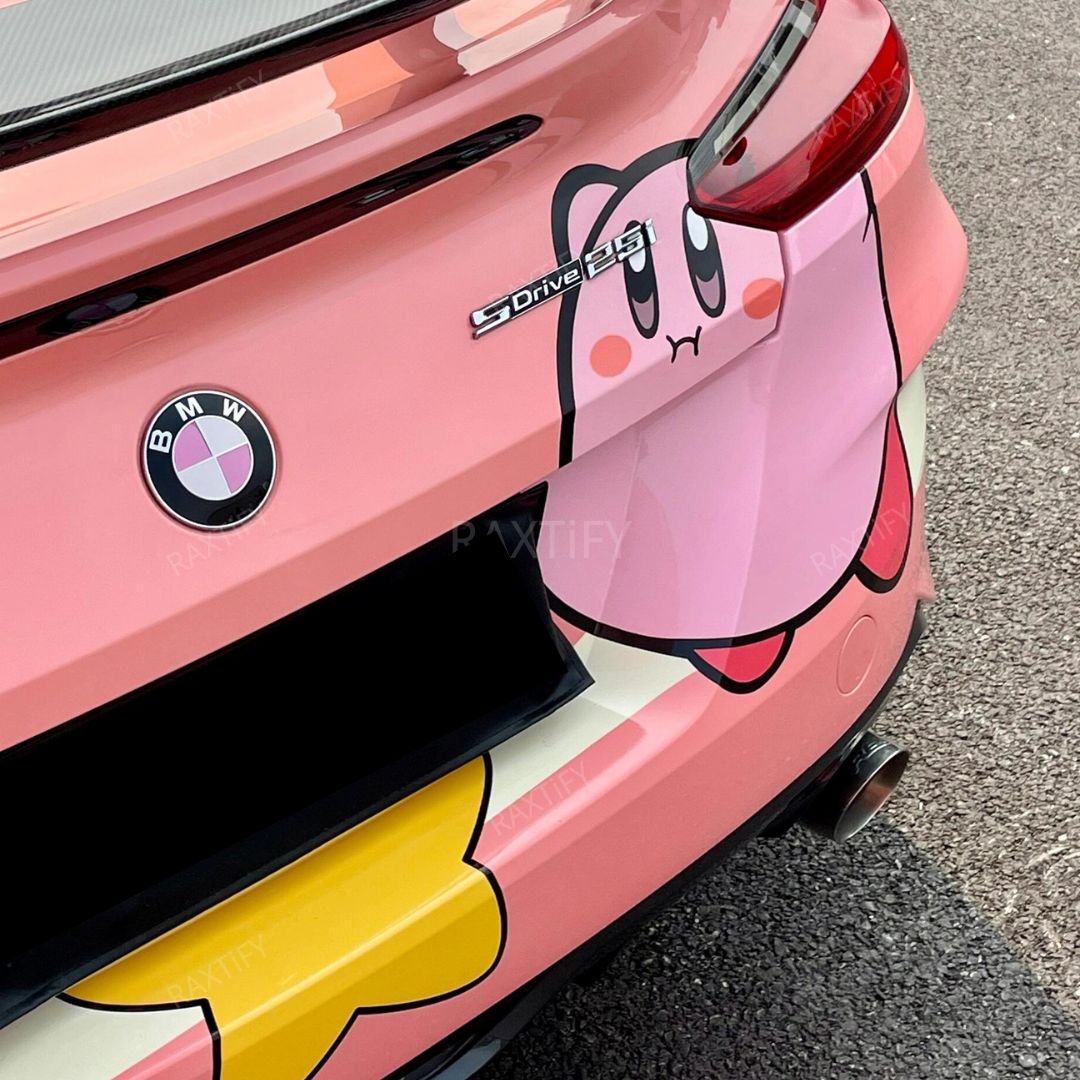 Kirby Pink Custom Car Wrap