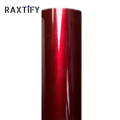 Ultra-Gloss Metallic Rosewood Red Paint Protective Film (PPF)