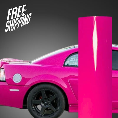 Gloss Rose Pink Vinyl Wrap by RAXTiFY 