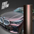 Satin Chrome Black Red Vinyl Wrap