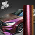 Color Shift Diamond Brown Red Vinyl Wrap