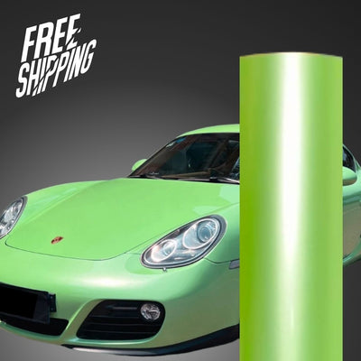 Best Gloss Prasinous Green Car Wrap