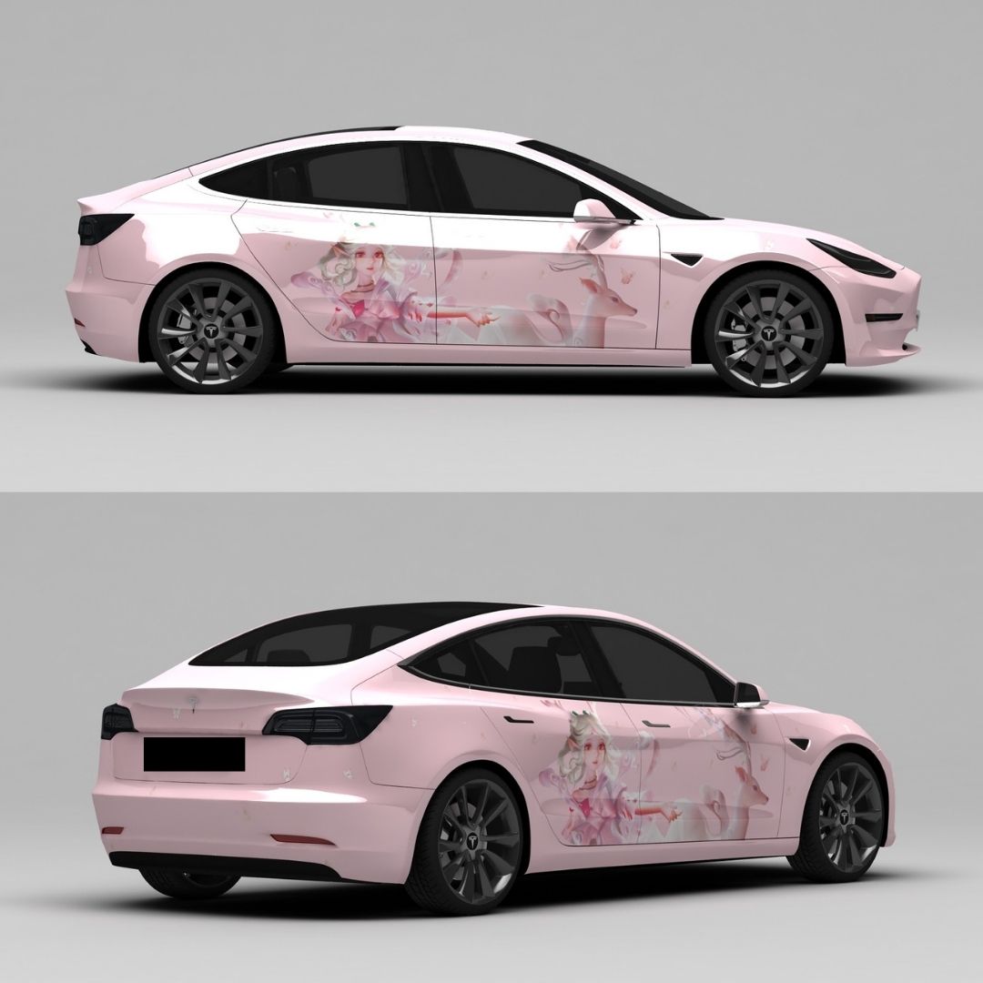 Custom Anime Vinyl Wrap