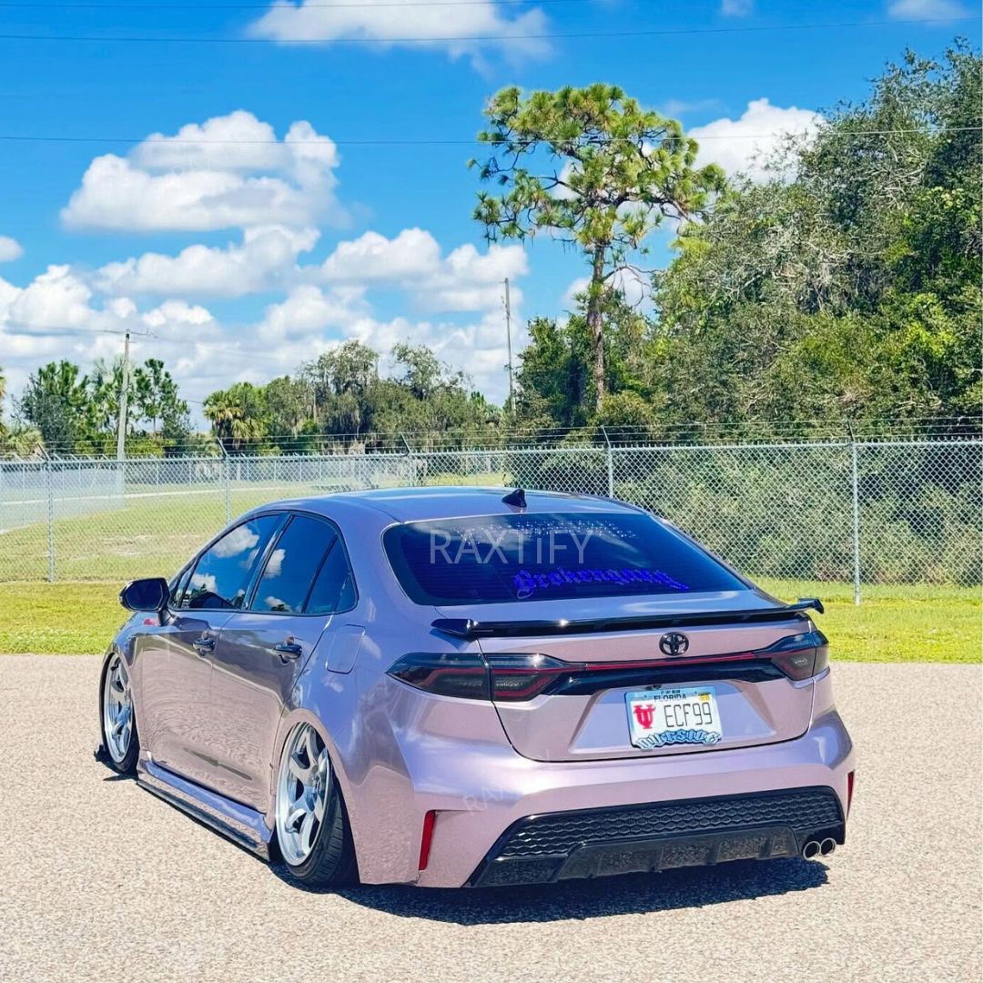 toyota corolla Gloss Metallic Midsummer Purple Vinyl Wrap