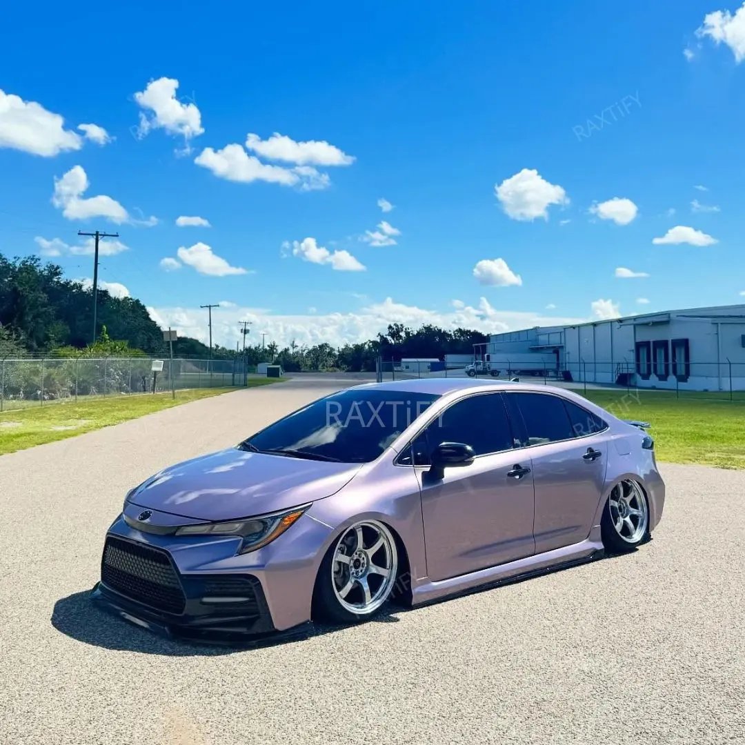 toyota corolla Gloss Metallic Midsummer Purple Vinyl Wrap
