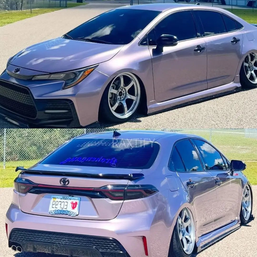 toyota corolla Gloss Metallic Midsummer Purple Vinyl Wrap